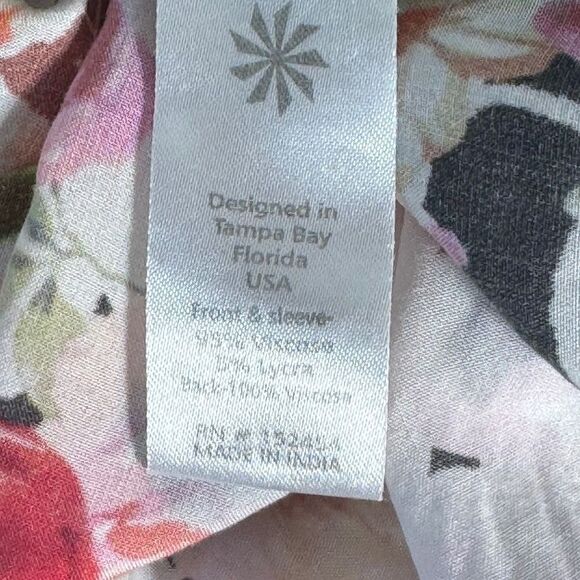 Karen Seo Black Embroidered Bodice V-Neck Dress Sz XL - Picture 7 of 9